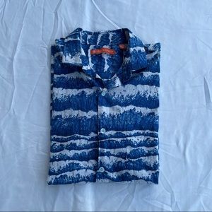 Tori Richard Wave Button-Up